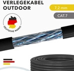 Cat 7 Erdkabel Netzwerkkabel Verlegekabel Outdoor UV Au&szlig;en Rj45 Stecker CAT 8 50m