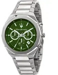 Maserati Stile Chronograph Herrenuhr - Silber