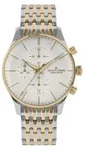 Jacques Lemans Chronographen London Steel Brick SIlver - Gold - Wei&szlig;