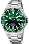 Festina Herren Uhr Casual Edelstahl Armbanduhr silber UF20663/2 - Silber