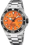 Festina F20663/4 Uhr Herrenuhr Edelstahl Datum silber - Orange