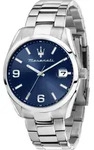 Maserati Attrazione Herrenuhr mit Miyota 2415 Quarzwerk - Blau
