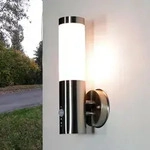 Au&szlig;enleuchte mit Bewegungsmelder Edelstahl E27 Wandlampe Haust&uuml;r Wandleuchte