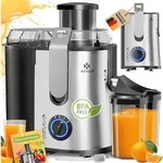 KESSER&reg; Entsafter f&uuml;r Obst und Gem&uuml;se aus Edelstahl 1100W gro&szlig;e 85 mm