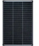 enjoy solar&reg; Solarpanel monokristallines Solarmodul 100W 36V (Schwarzer Rahmen) ,