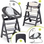 Hauck Beta Plus Dark Grey 5-tlg. Newborn Set - Grau
