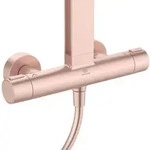 Ideal Standard &ndash; Ceratherm Alu+ Duschsystem mit Brausethermostat, Ros&eacute;