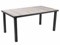 Tischgruppe RANA Set 06, 7-tlg. | 1 × Tisch 305395 | 6 × Stapelstuhl 305356