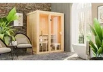 Karibu Sauna Innensauna Avari 1 Fronteinstieg Ofen 3,6 kW externe Strg.easy
