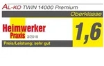 AL-KO Kombitauchpumpe TWIN 14000 Premium (1000 W Motorleistung, 15.000 l/h max.
