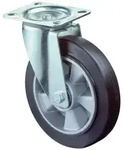 BS Rollen Transportrolle, Lenkrolle, Rad-&Oslash; 160 mm, Tragf. 300 kg, Elastik...