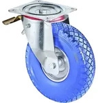 Lenkrolle 260mm L420.C91 Pl.,pannens.blau,RL,Fest L420.C91.262