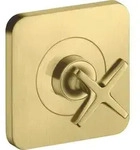 Abstelllventil AXOR CITTERIO E Unterputz 12x12 brushed brass brushed brass - Gold