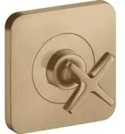 Abstelllventil AXOR CITTERIO E Unterputz 12x12 brushed bronze brushed bronze - Bronze