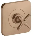 Abstelllventil AXOR CITTERIO E Unterputz 12x12 brushed red gold brushed red gold -