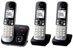 Panasonic KX-TG6823 Strahlungsarmes Schnurlostelefon mit Anrufbeantworter,