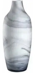 LEONARDO Poesia, Flaschenf&ouml;rmige Vase, Glas, Grau, Tisch, 400 mm, 5,3 l - Grau