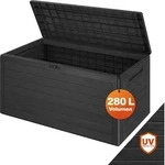 CASARIA&reg; Gartenbox 280L UV-best&auml;ndig Griffmulden Verschlussvorrichtung Balkon