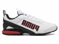 Puma Herren-Sneaker Equate SL 2 Weiß-Schwarz-Rot, Farbe:weiß, UK Größe:61/2