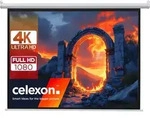 celexon basic Motor-Leinwand 110" | 200x200 cm 1:1 | elektrische Full-HD 4K