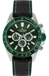 Jacques Lemans 1-2140C Liverpool Chronograph Herrenuhr 48mm 10ATM - Silber