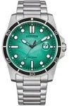 Citizen AW1816-89L Herrenuhr Eco-Drive Solar Stahl/T&uuml;rkis - T&uuml;rkis