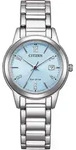 Citizen FE1241-71L Eco-Drive Solar Damenuhr Stahl/Hellblau - Blau