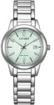 Citizen FE1241-71X Eco-Drive Damen-Armbanduhr Stahl/Mint - Gr&uuml;n