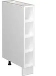 K&uuml;chenregal Vicco Fame-Line Wei&szlig; 15 cm ohne Arbeitsplatte, Model 38457 - Wei&szlig;