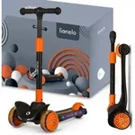 Lionelo Dreiradscooter Timmy, Hohe Tragkraft: 50 kg, LED-Rad- und...