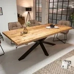 riess-ambiente Massiver Industrial Esstisch GALAXIE 200cm Mangoholz...