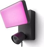 Philips Hue Secure Flutlicht Kamera, IP-Sicherheitskamera, Drau&szlig;en, Kabellos, Wand,