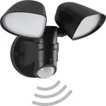 LED Au&szlig;enleuchte Au&szlig;enlampe Bewegungsmelder 10W schwarz Kunststoff Telefunken -