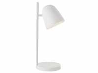 Brilliant Lampe, Nede LED Tischleuchte mit Induktionsladeschale weiß, 1x LED