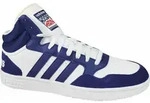 Schuhe Adidas Hoops 3.0 Mid IG1432 - Wei&szlig;/Dunkelblau - 44 2/3