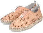 Rieker Damen-Slipper Aprikot-Orange-Wei&szlig;, Farbe:rot, EU Gr&ouml;&szlig;e:36 - Orange -...
