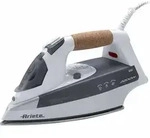 Ariete 6232/00, Dampfb&uuml;geleisen, Edelstahl-B&uuml;gelsohle, 140 g/min, Grau, Wei&szlig;, 0,3