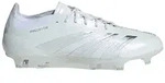 adidas Predator 24 Elite Low FG Cloud White Silver Metallic - EU 41 1/3 - Wei&szlig;...