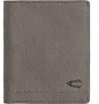 camel active Herrenb&ouml;rse Brieftasche Ledergeldb&ouml;rse hochformat grau charcoal nimbus
