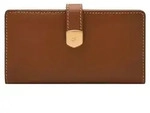 FOSSIL Geldb&ouml;rse Lennox Lennox Tab Bifold Brown braun - Braun