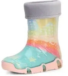 Ladeheid Kinder M&auml;dchen Jungen Gummistiefel Gef&uuml;ttert Swk2020 (T&uuml;rkis...