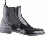 Beck City chice Damen PVC Regen Boots schwarz, herausnehmbare Einlegesohle, Gummi