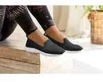 LASCANA Slipper Halbschuh, Sneaker, Slip-On-Sneaker, schwarz Gr&ouml;&szlig;e 36 -...