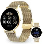 XCOAST SIONA 2 Damen Smartwatch, 4,2cm/1,3" AMOLED Display, iOS/Android, classic