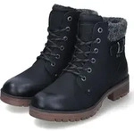 Tom Tailor Schn&uuml;rstiefel Schwarz - Schwarz - 38