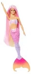 Barbie Malibu Meerjungfrau-Puppe mit Farbwechseleffekt, Delfin und Accessoires - Rosa