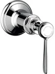 Abstellventil AXOR MONTREUX DN 15/DN 20 UP mit Hebelgriff chrom chrom - Silber