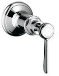 hansgrohe Abstellventil AXOR MONTREUX DN 15/DN 20, Unterputz mit Hebelgriff brushed