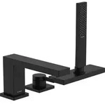 HansGrohe Tecturis E 3L Wannenrandm.m.sBox MSW Matt Black, 73443670 - Schwarz