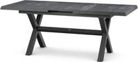 Siena Garden Sincro Tisch, ausziehbar, 160/200x90 cm &ndash; Aluminium (matt anthrazit) &